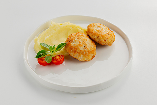 Котлеты куриные с пюре